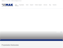 Tablet Screenshot of mak.com.pe