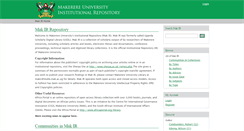 Desktop Screenshot of dspace.mak.ac.ug